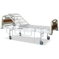 Кровать функциональная для медицинских учреждений КФ-"Техстрой 4.04" двухсекционная (КФТ - 1П спинки ABS)